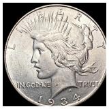 1934-D Silver Peace Dollar UNCIRCULATED