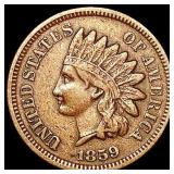 1859 Indian Head Cent CLOSELY UNCIRCULATED