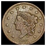 1837 Coronet Head Large Cent NICELY CIRCULATED