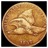 1857 Flying Eagle Cent LIGHTLY CIRCULATED