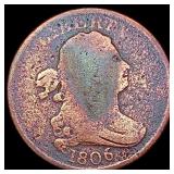 1806 Draped Bust Half Cent NICELY CIRCULATED