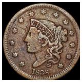 1838 Coronet Head Large Cent LIGHTLY CIRCULATED