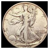 1927-S Walking Liberty Half Dollar LIGHTLY