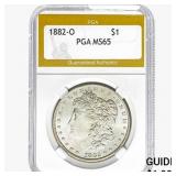 1882-O Morgan Silver Dollar PGA MS65