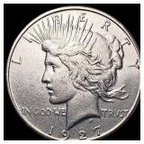 1927-S Silver Peace Dollar CLOSELY UNCIRCULATED