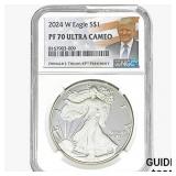 2024-W Silver Eagle NGC PF70 ULTRA CAMEO