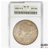 1896-O Morgan Silver Dollar ANACS AU55