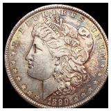 1890 Morgan Silver Dollar CLOSELY UNCIRCULATED