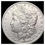 1890-CC Morgan Silver Dollar NEARLY UNCIRCULATED