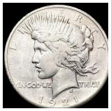 1921 Silver Peace Dollar LIGHTLY CIRCULATED