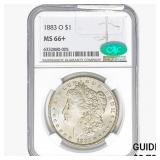 1883-O Morgan Silver Dollar NGC/CAC MS66+