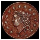 1834 Coronet Head Large Cent CLOSELY UNCIRCULATED