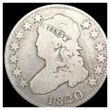 1820 Capped Bust Quarter NICELY CIRCULATED