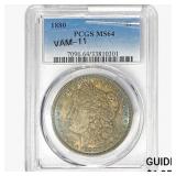 1880 Morgan Silver Dollar PCGS MS64 VAM-11