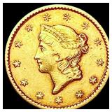 1849 Rare Gold Dollar NEARLY UNCIRCULATED