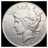 1927 Silver Peace Dollar CLOSELY UNCIRCULATED