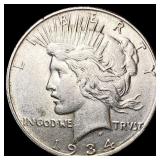 1934-D Silver Peace Dollar CLOSELY UNCIRCULATED