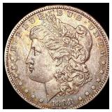 1888-S Morgan Silver Dollar NEARLY UNCIRCULATED