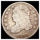 1830 Capped Bust Dime NICELY CIRCULATED