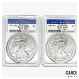 [2] 2017-W Silver Eagle PCGS MS70