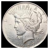 1927-D Silver Peace Dollar CLOSELY UNCIRCULATED