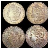 1885-1904 Morgan Silver Dollar Lot [4 Coins]