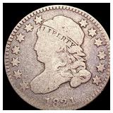 1821 Capped Bust Dime NICELY CIRCULATED