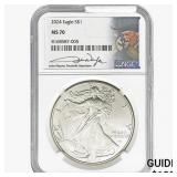 2024 Silver Eagle NGC MS70