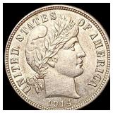 1914-D Barber Dime UNCIRCULATED