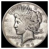 1921 Silver Peace Dollar LIGHTLY CIRCULATED