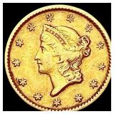 1851 Rare Gold Dollar NEARLY UNCIRCULATED