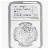 2021-O Morgan Silver Dollar NGC MS70