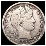 1895-S Barber Quarter NEARLY UNCIRCULATED