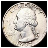 1932 Washington Silver Quarter CHOICE BU