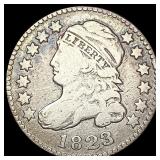 1823 Capped Bust Dime NICELY CIRCULATED