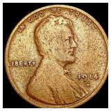 1914-D Wheat Cent LIGHTLY CIRCULATED