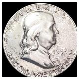 1953 Franklin Half Dollar CHOICE PROOF