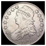 1820 Capped Bust Half Dollar NEARLY UNCIRCULATED