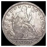 1844-O Seated Liberty Half Dollar NEARLY