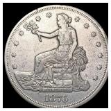 1876-S Silver Trade Dollar LIGHTLY CIRCULATED