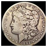 1892-CC Morgan Silver Dollar NICELY CIRCULATED