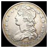 1837 Capped Bust Quarter NEARLY UNCIRCULATED