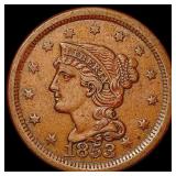 1853 Braided Hair Large Cent CLOSELY UNCIRCULATED