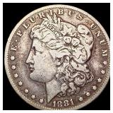 1881-CC Morgan Silver Dollar LIGHTLY CIRCULATED