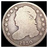 1830 Capped Bust Dime NICELY CIRCULATED