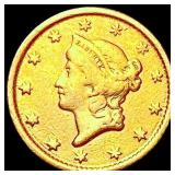 1851-O Rare Gold Dollar NEARLY UNCIRCULATED