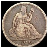 1838-O Seated Liberty Dime NICELY CIRCULATED