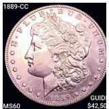 1889-CC Morgan Silver Dollar UNCIRCULATED