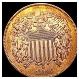 1868 Two Cent Piece UNCIRCULATED