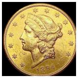 1894 $20 Gold Double Eagle CHOICE AU